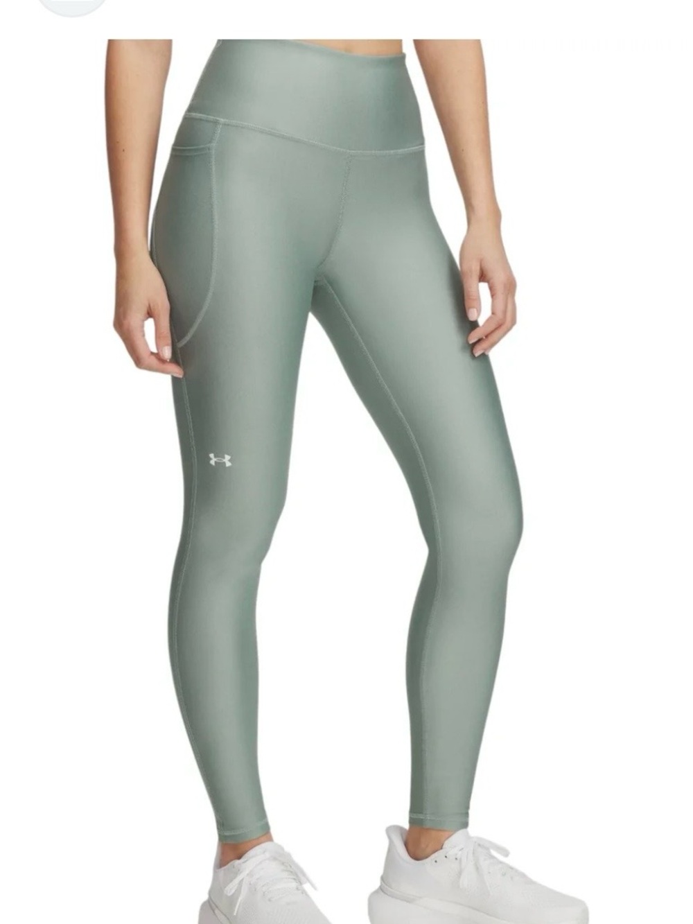 Under Armour Sage Green High-Rise Performance Leggings XS - Picture 1 of 8